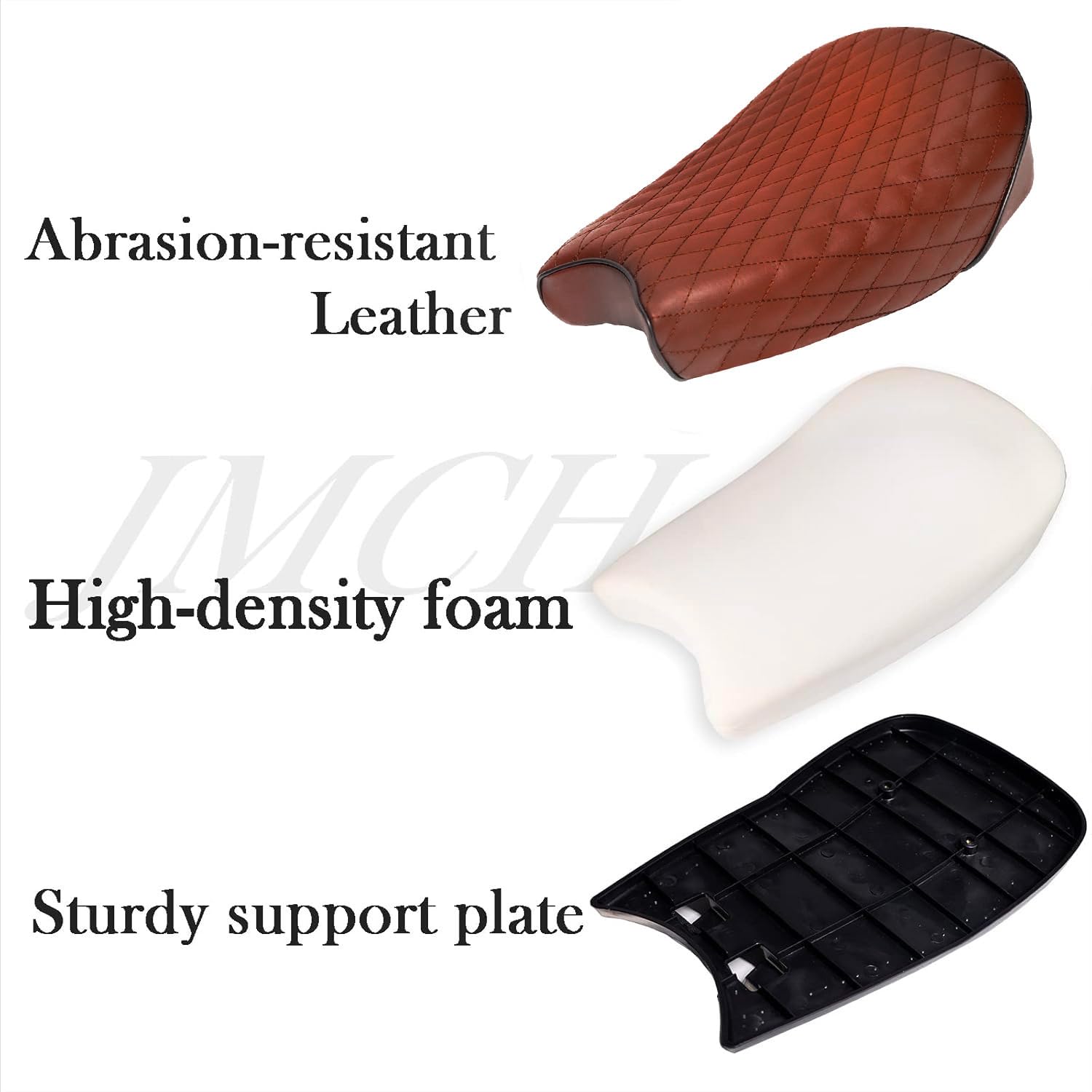 Amazon.com: JMCHstore Brown Diamond Stitch Retro Upgraded 15